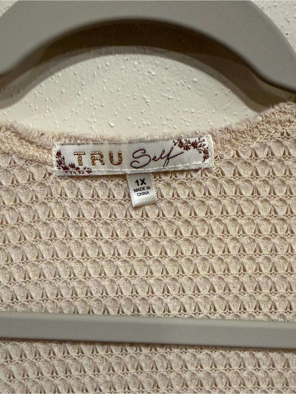 Cream, Dusty Rose and Gray Colorblock Open Cardigan - Picture 5 of 7